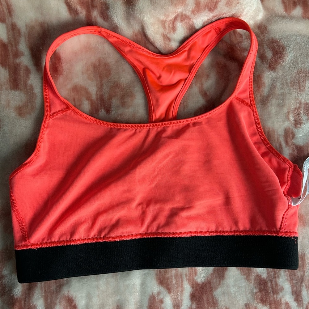 Victoria’s Secret Sport VSX Neon Orange Sports Bra Size Large - Picture 5 of 6